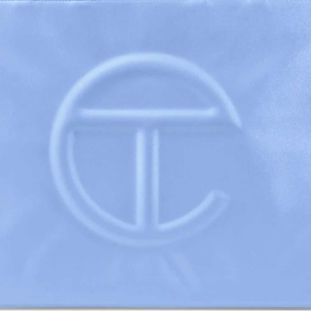 Telfar cerulean. Blue Tote Guc comes with dust cloth SIZ 15/11 - Picture 5 of 14